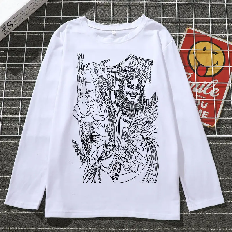 

Tattoo t-shirts men prajnaparamita long-sleeved social tide of male han edition T-shirt design the student individuality