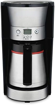 

Coffee Maker with 10 Cup Thermal Carafe, 3 Brewing Options, Auto Shutoff & Pause and Pour, Stainless Steel (46899A)