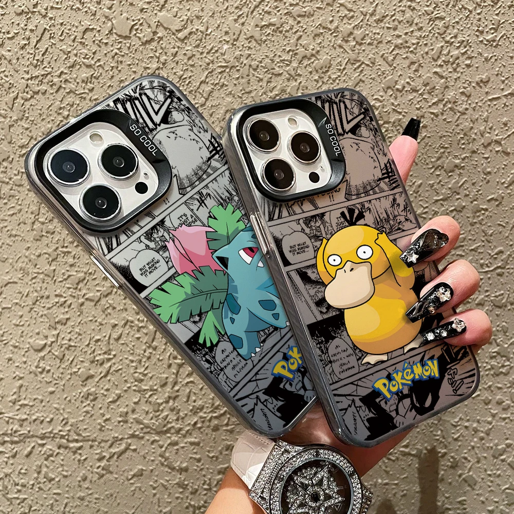 Bulbasaurs Psyducks Pikachus Phone Case for Vivo Y50 Y36 Y33s Y30 Y22 Y21 V40 V30 SE V29E V29 V25 V23 S17 Pro 5G Matte Cover