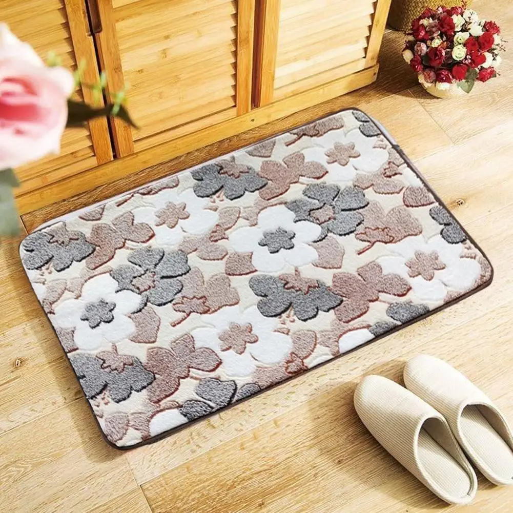 

Bedroom Floor Mat 40x60/50x80cm Home Entrance Doormat Kitchen Door Bath Shower Bathroom Carpet Decor Foot Anti-Slip Room Ru N8M0