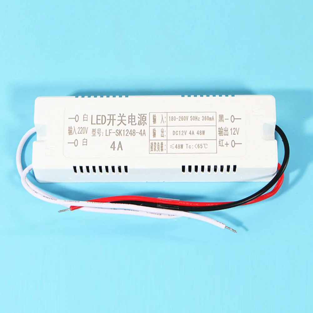 

LED Driver Power Supply Transformer 240V - DC 12V For Convert Light Lamps Lighting Transformer Waterproof Electric Supply