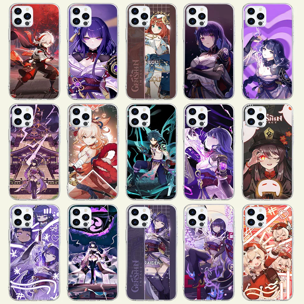 Soft Case for LG K11 K10 K22 K51S K40 K12 K40S K41S K50S K51S K61 G61 K71 K9 Prime Plus  SJ-34 Genshin