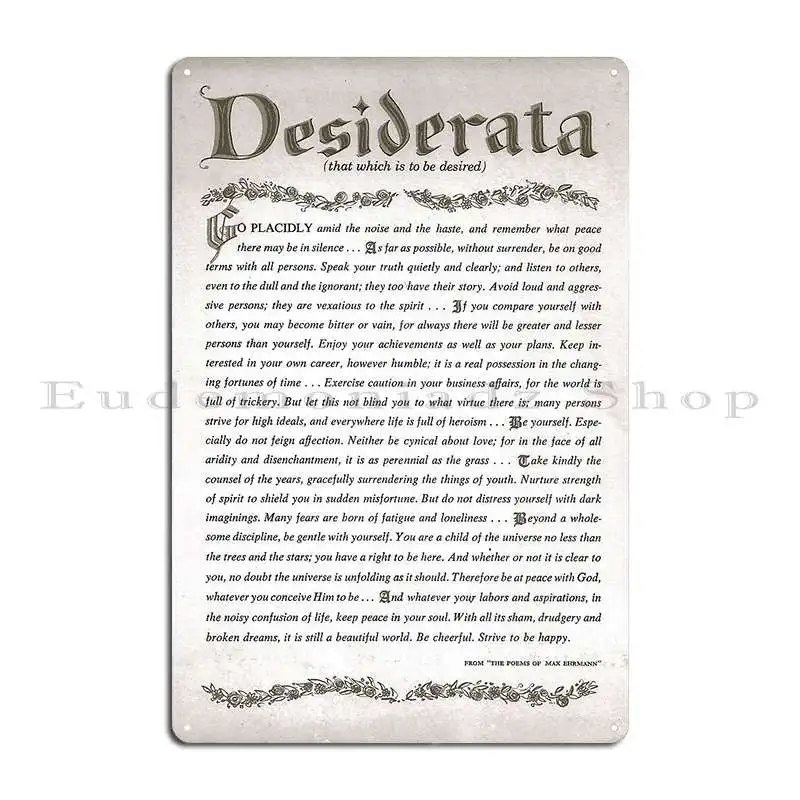 Металлический плакат desiуголь derata Настенный декор забавный оловянный для