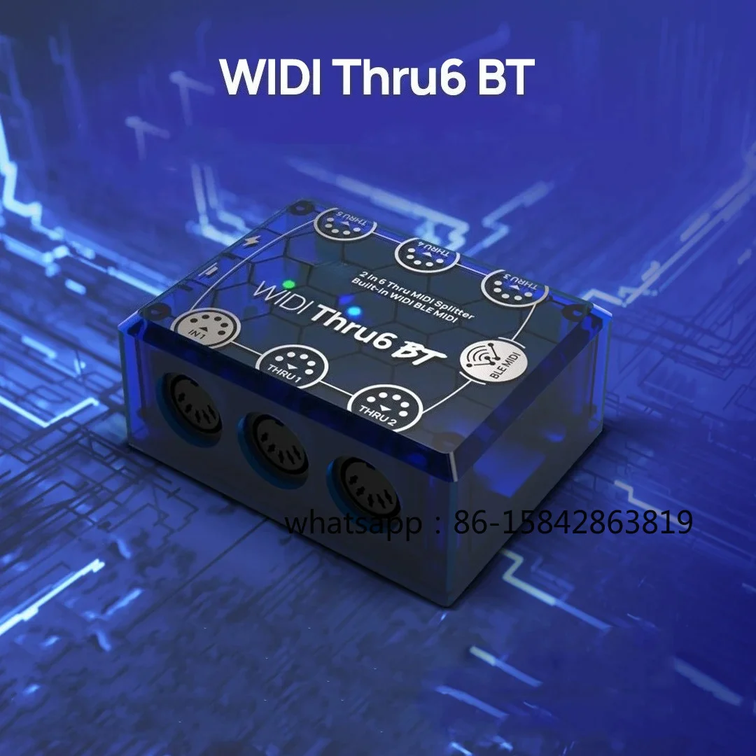 Фото MIDI Thru5 WC/WIDI Thru6 BT: Bluetooth-трансивер для передачи MIDI-сигналов с низкой задержкой