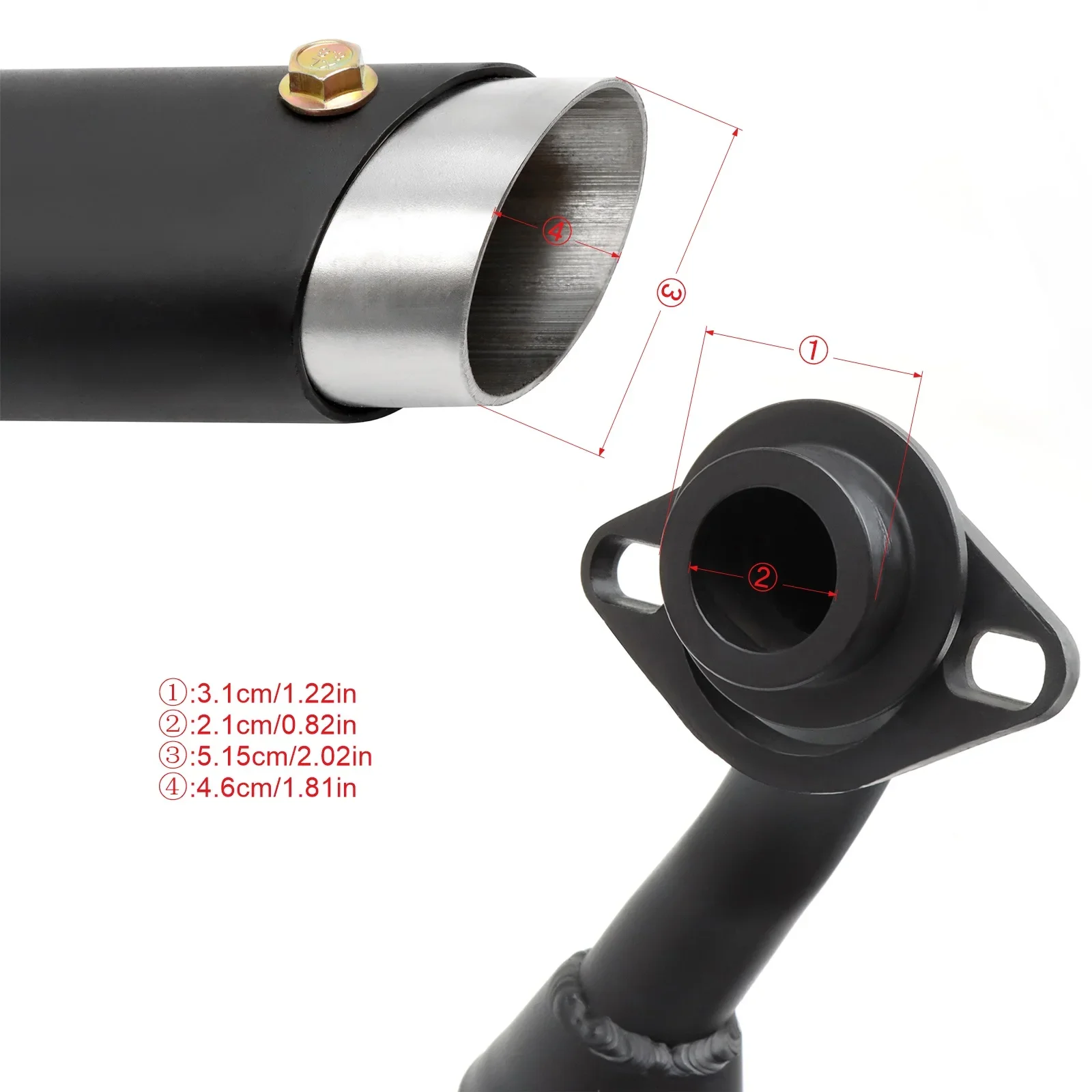 Для Yamaha Virago 125 XV125 XV XV250 выхлопная труба полный глушитель Выхлопная система