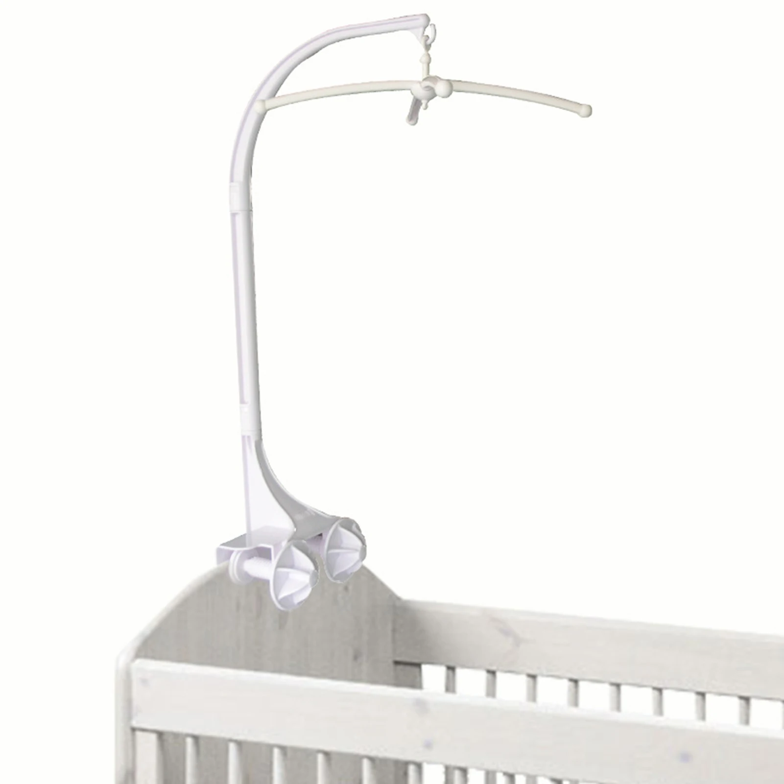 

Baby Musical Crib Hanging Holder Baby Mobile Bed Bell Holder Infant Bed Decoration Toys Rotating Music Box Arm Bracket Easy To