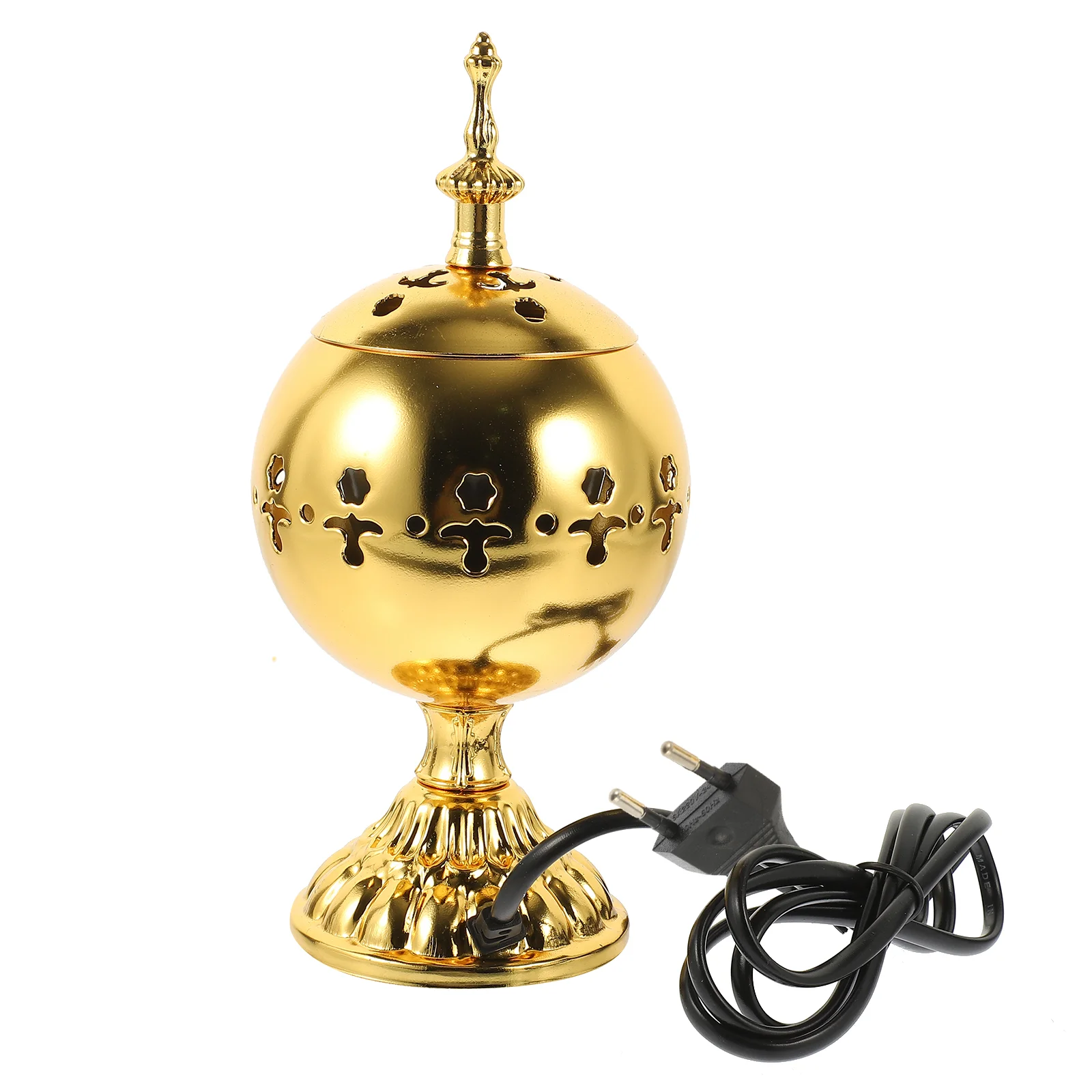 

Sandalwood Burner Stove Ornament Decorative Censer Holder Metal For Home