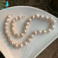 natural freshwater baroque pearl necklace jewelry for women new gift high quality best gifts new 2021