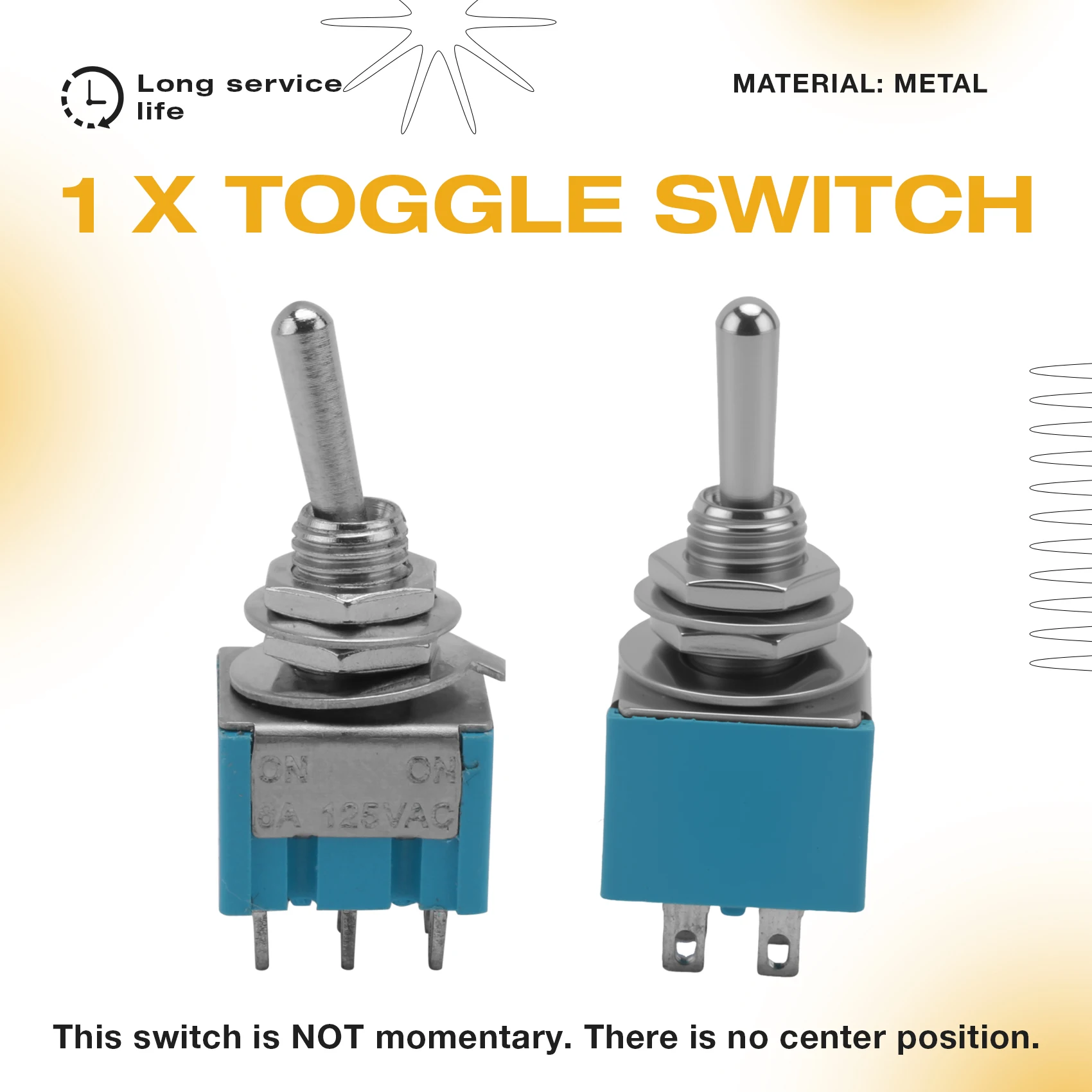 A73T AC 3A250V 6A125V 6-контактный DPDT переключатель с двумя положениями ВклВкл, миниатюрный, синий. (art.: 3920dcbcb3832) - 3920dcbcb3832