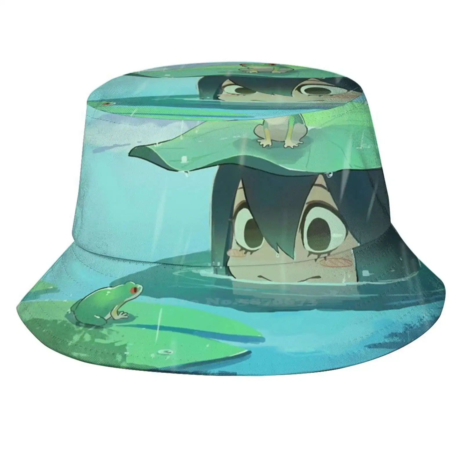 

- Tsuyu Asui 4 Unisex Fisherman Hats Bucket Hats Boku No Hero Academia Anime Bnha Mha All Might Tsuyu Asui Frog Plus Ultra Cute