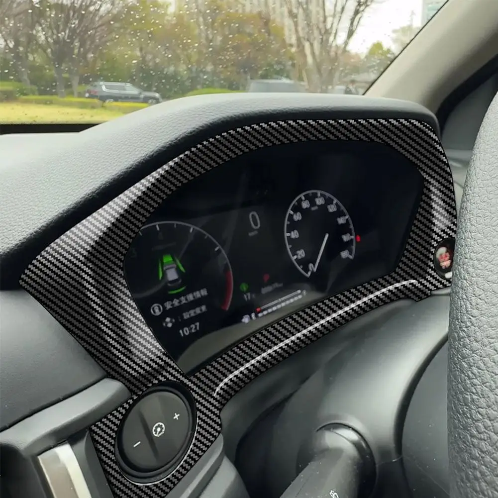 Для Honda WR-V WRV 2024 2025 ABS карбоновый прибор аксессуары для приборной панели панель