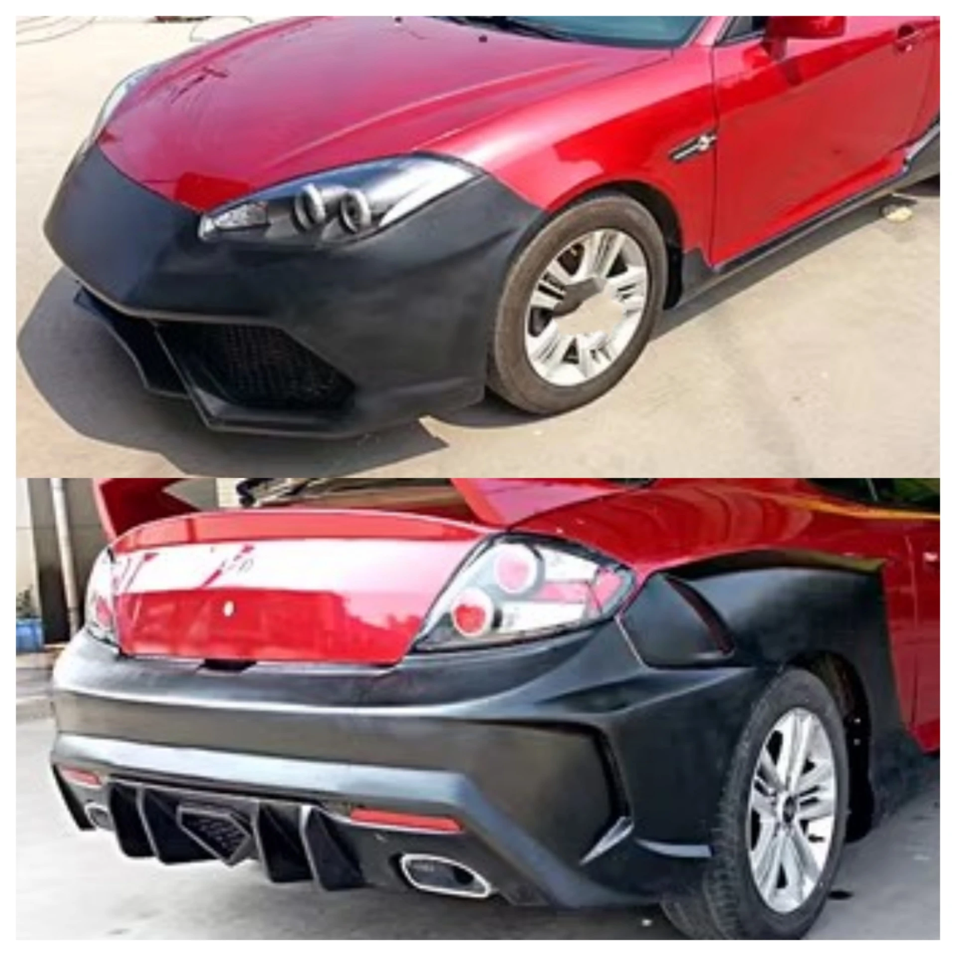 Комплект кузова передний задний бампер боковая юбка крыло для Hyundai Rohens Coupe 2007-2008