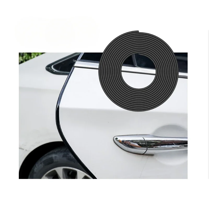 

8 м автомобильная дверь, противоударная полоса, декоративные наклейки, невидимые защитные резиновые полоски, устойчивая к царапинам, подходит для стайлинга CN