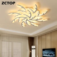 2022 modern led chandeliers for living room bedroom dining room kitchen lounge ceiling lamp white luster style design light 110v