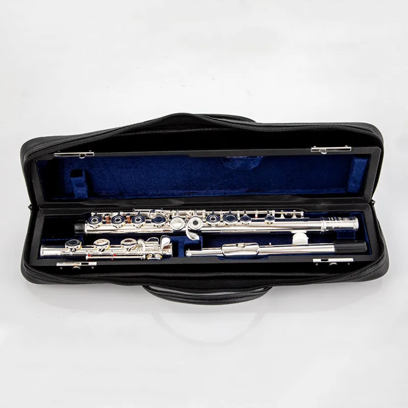 Верхняя модель 271 382 Профессиональный Cupronickel C Key 16 японская флейта посеребренные