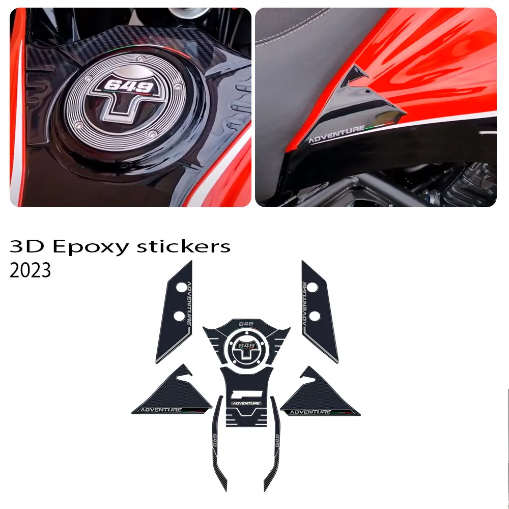 For Moto Morini X Cape 650 Accessories Motorcycle 3D Epoxy Resin Sticker Decal 3D Sticker X-Cape 650 2022 2023