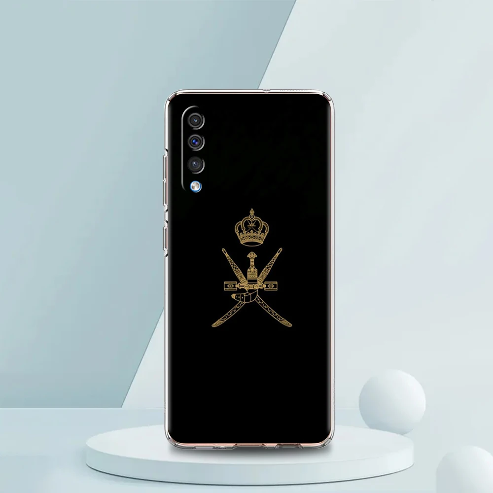 Прозрачный чехол для телефона Oman Passport Samsung Galaxy A16 A14 A12 A22 A24 A42 A02 A03S A06 A50 A70 A20 A30 A40 Soft