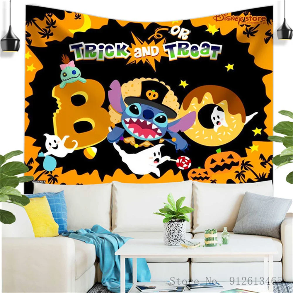 

DISNEY Live Action Wall Decor 3D Mickey Minnie Pattern HD Printed Tapestry Room Christmas Home Decor Gift Tapiz Pared