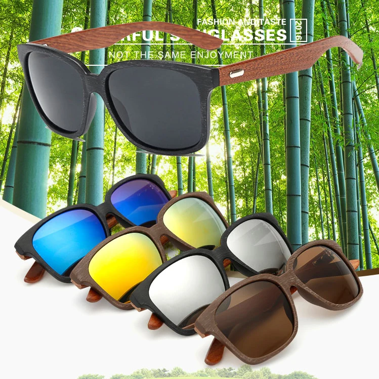 

FOENIXSONG Fashion Sunglasses for Women Men Bamboo Legs Oval Frame Sun Glasses Men's Women's Vintage Sunglass Eyewear