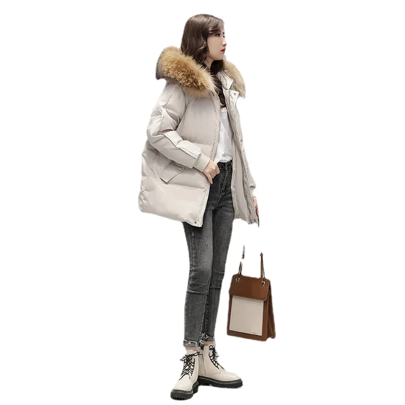 Winter Coat Women New Large Size Down Short Model Lax Coat Korean Version Jacket Coat Winter Coat Women  Coat  Winter Coat