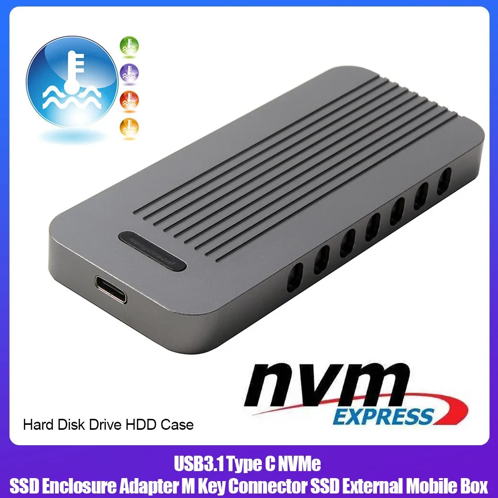 

Корпус для внешнего жесткого диска USB3.1 Type C NVMe SSD