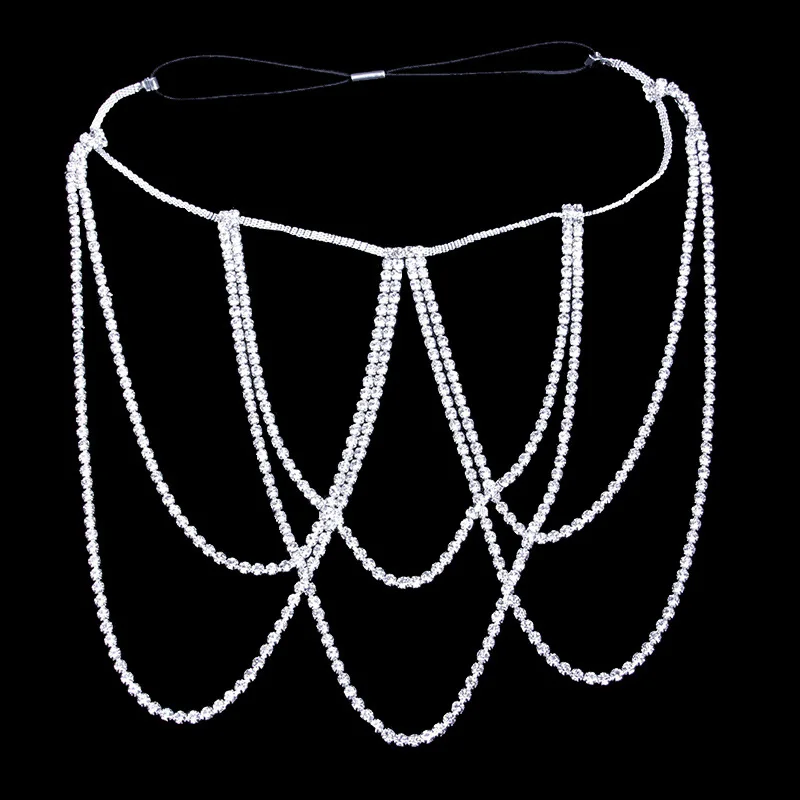 Цепочка для ног с кристаллами женская пикантная пляжная цепочка блестками