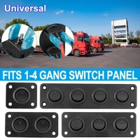 for car vehicle trailer truck spst switch control toggle switches 1234 gang 3 pin rocker switch panel waterproof