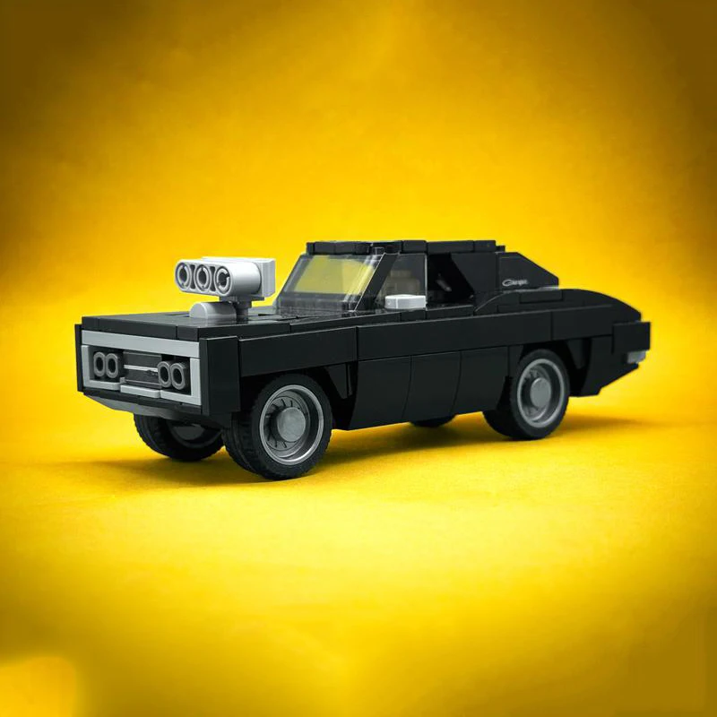 437 шт. конструктор MOC Speed чемпионы двойной автомобиль классические гоночные