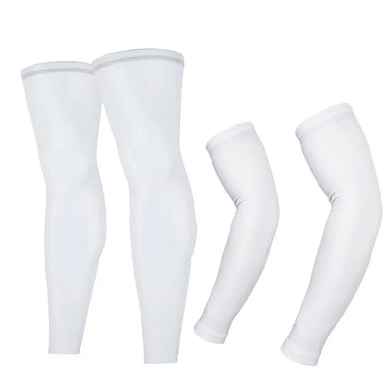 Arsuxeo Men Women UV Protection MTB Bike Bicycle Cycling Arm Warmers+Leg Warmers Sports Running Sun Arm Sleeves Leggings