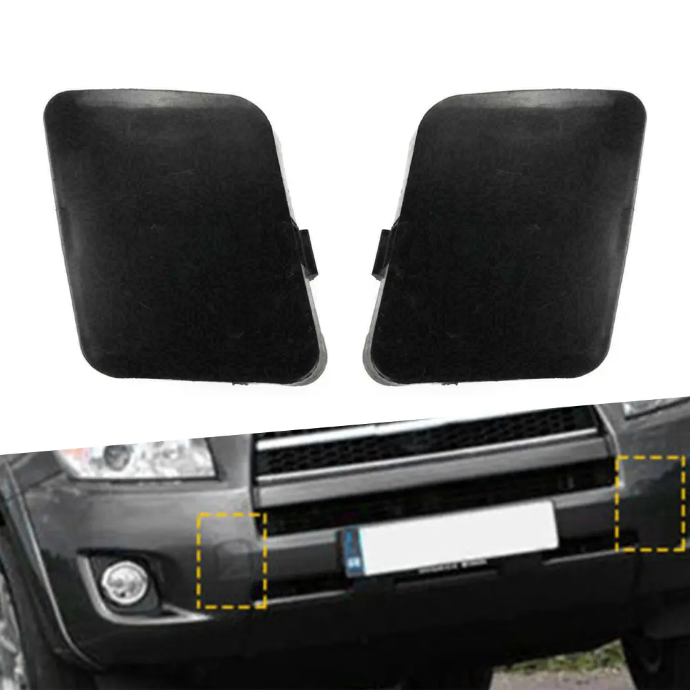 

New Practical Quality Durable Tow Hook Cover Cover 2 X 53286-42931 ABS Plastic ACA30 Car Front Left Right 1 Pair