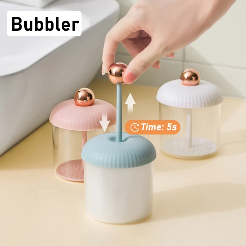 

Portable Foam Maker Cup Plastic Foaming Facial Cleaner Bath Fast Bubble Producing Tools