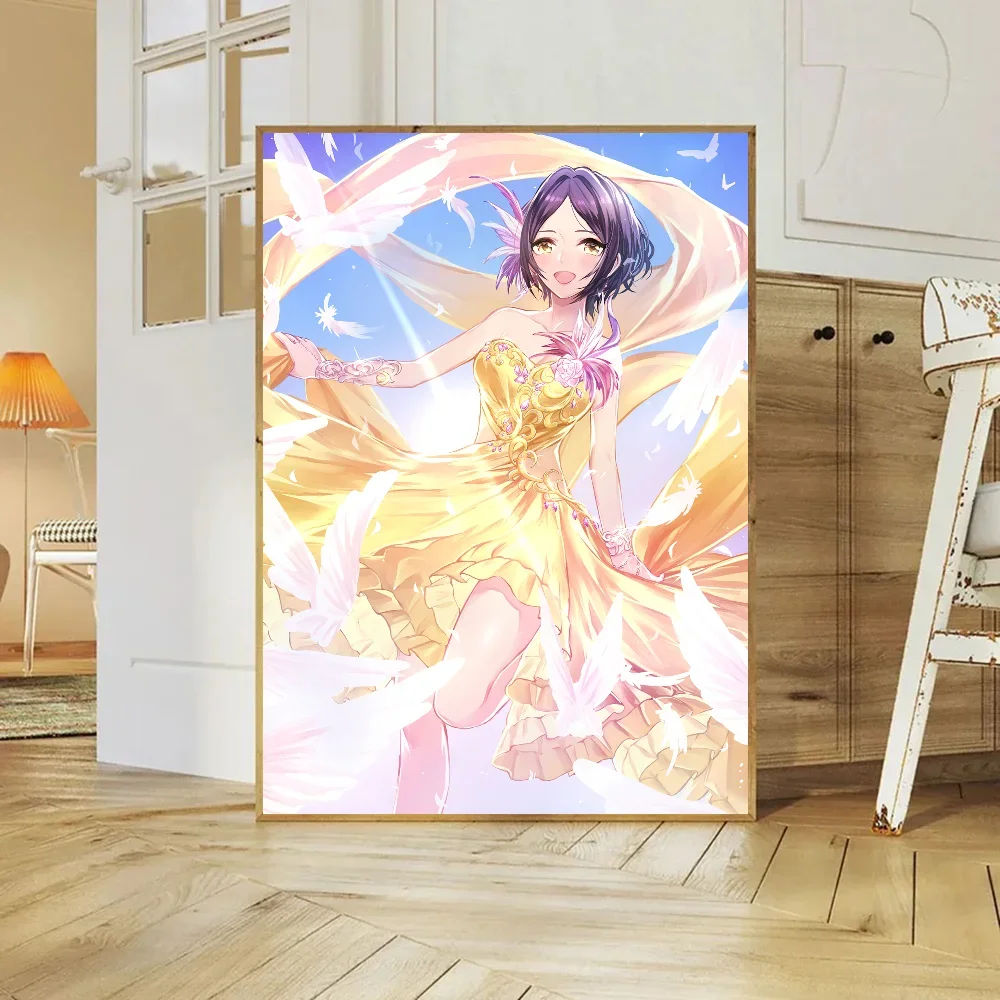 1 шт. Hayami Kanade THE IDOLM STER Золушка девочки плакат самоклеящаяся искусство фотообои для