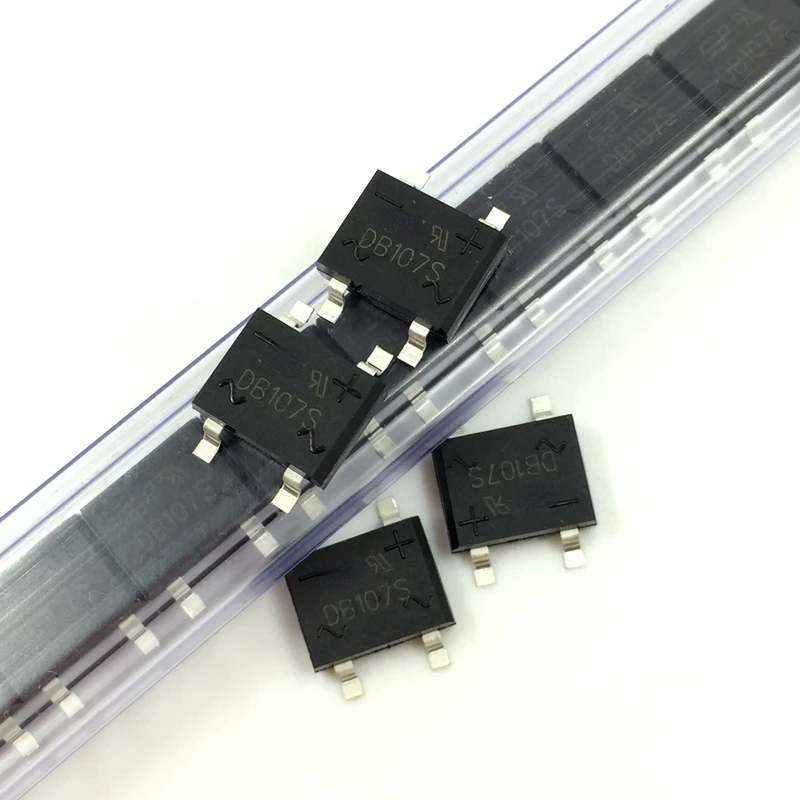 Мостовой выпрямитель DB107S 50 шт./лот SMD четырехногий SOP4 1 А 1000 В выпрямительный мост