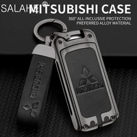 zinc alloy car remote key case cover for mitsubishi outlander 3 lancer 10 l200 asx colt pajero sport eclipse cross accessories