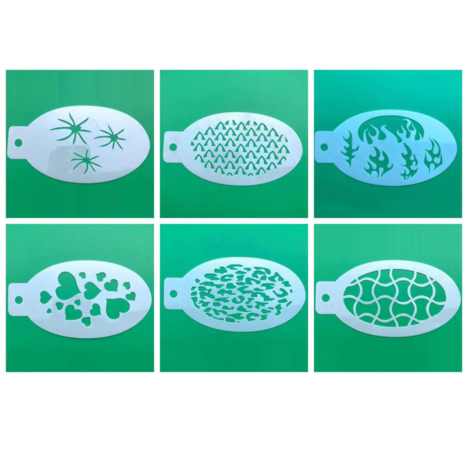

42Pcs Face Paint Stencils Easy Use for Kids Easy Clean Washable Makeup
