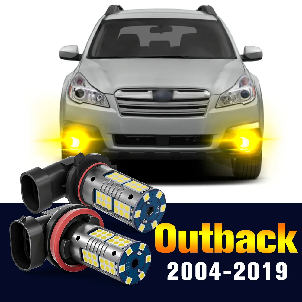 2pcs LED Fog Light Bulb Lamp For Subaru Outback BL BP BR BS 2004-2019 2010 2011 2012 2013 2014 2015 2016 2017 2018 Accessories