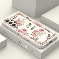 flower in memory case for samsung a73 a53 a33 a23 a13 a03 a03s a72 a52 a52s a32 a02s a02 a12 a71 a51 a31 a22 a21s 4g 5g cover