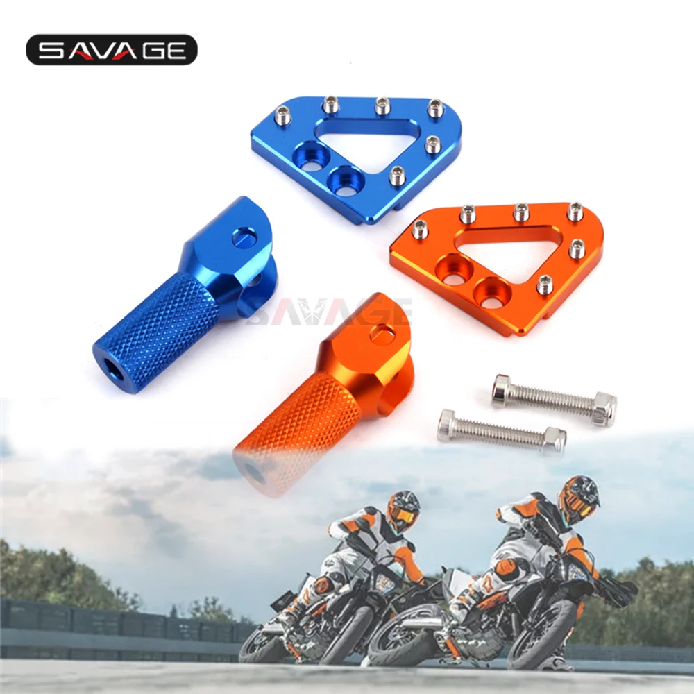 

Rear Brake Pedal & Shifting Lever Toe Peg Step Plate For 690 SMC R Enduro R 2019 2020 Motorcycle Accessories Step Shifter