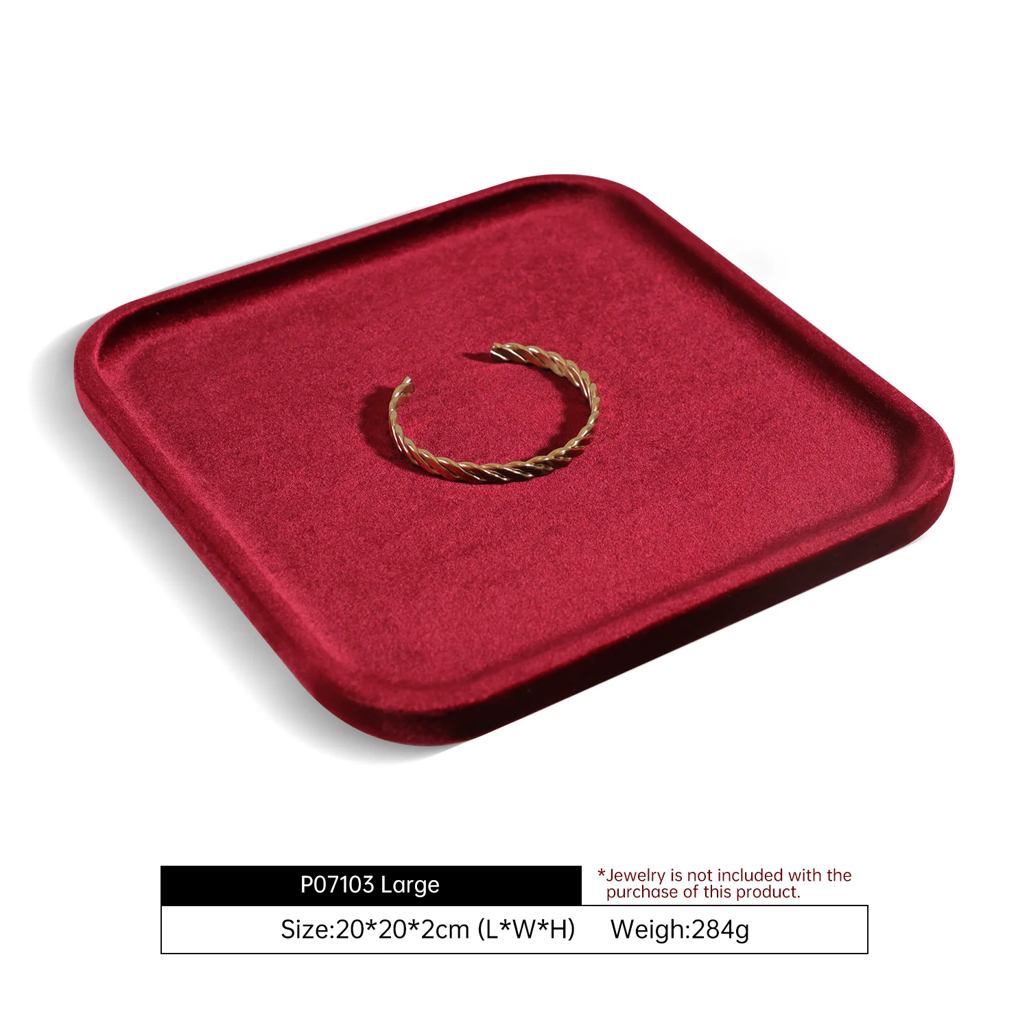 

Бархатный лоток для украшений Yinbeini P071