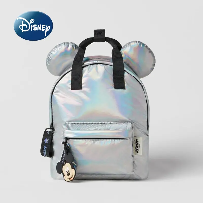 Disney Mickey 2023 Original New Children's Backpack Cartoon Boys and Girls' Book Bag Fancy Fashion High Quality Cute Backpack