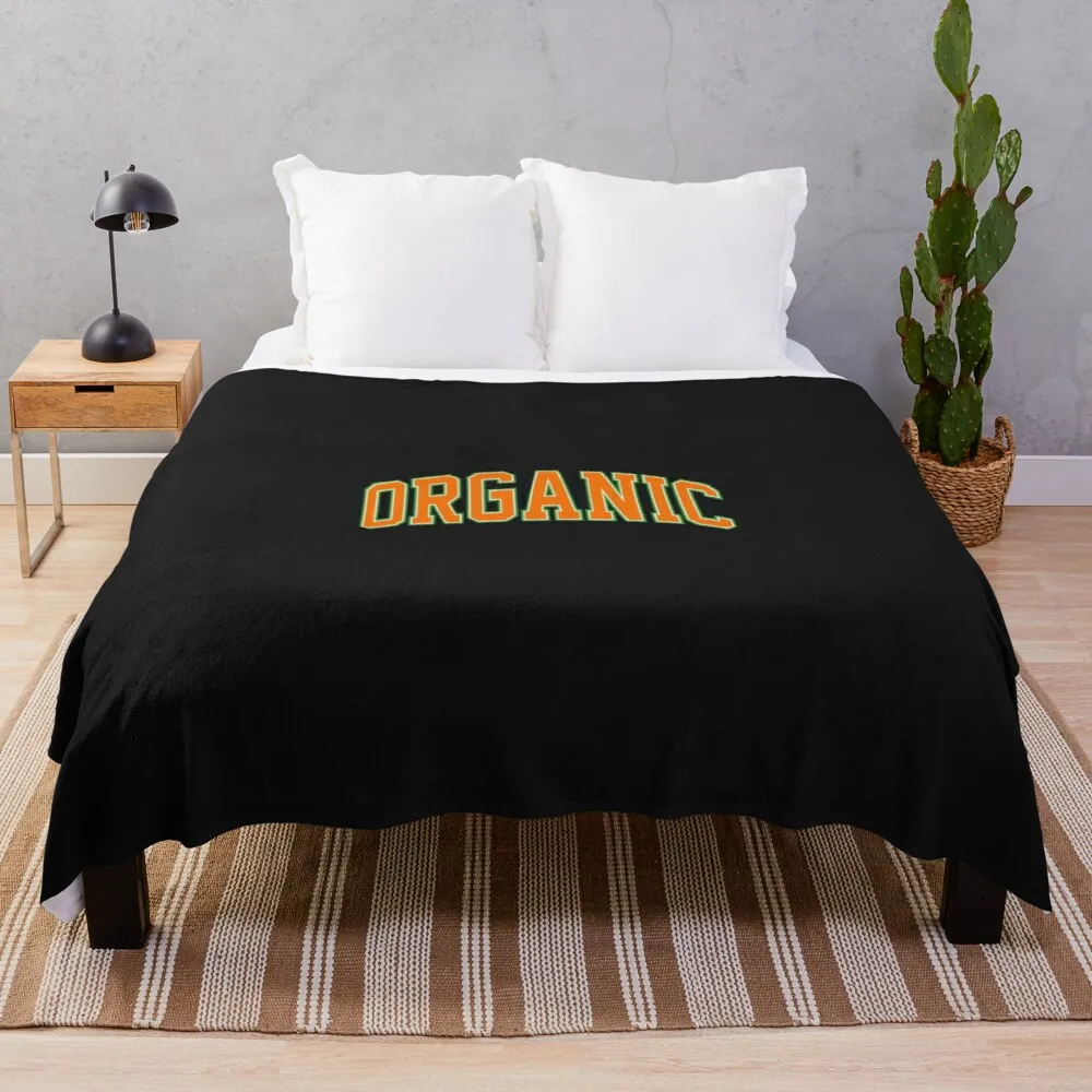 

Larry-June Organic Logo Merchandise Throw Blanket Thermal Blankets For Travel