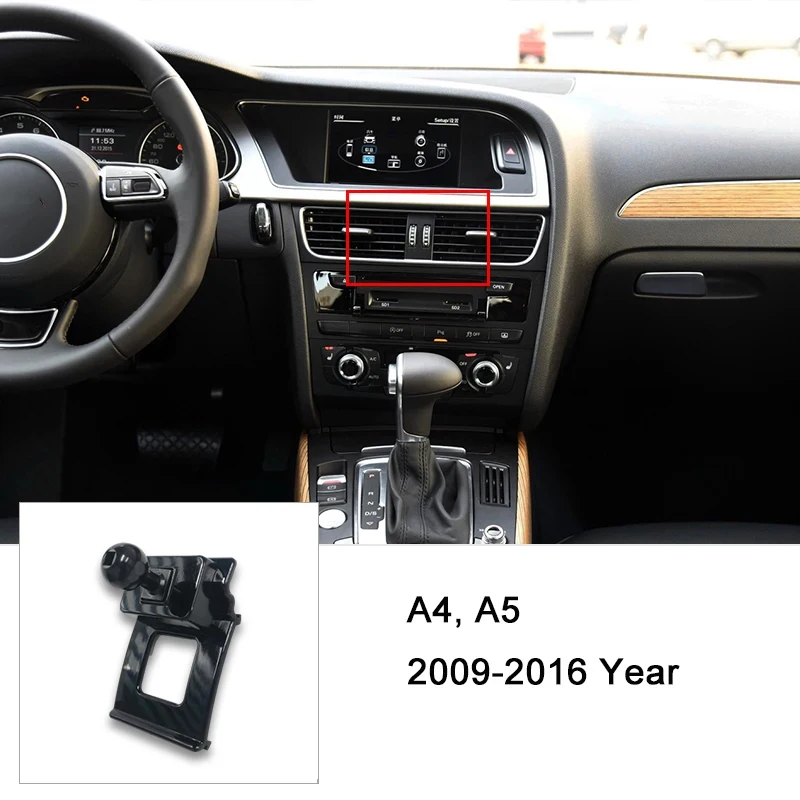 

Специальные держатели подставки для телефона, базовый кронштейн для крепления цвета сложения для Audi A1 A3 A4 A5 A6 Q3 Q5 Q7 2016 2017 2018 2019 2020 2021 2022