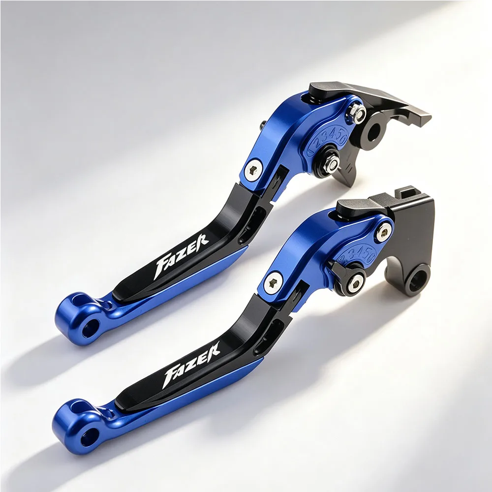 Фото Для мотоциклов Yamaha FZS600 FZS 600 Fazer 1998-2003: регулируемые складные рычаги тормоза и сцепления из алюминия с ЧПУ, комплект из двух штук №4