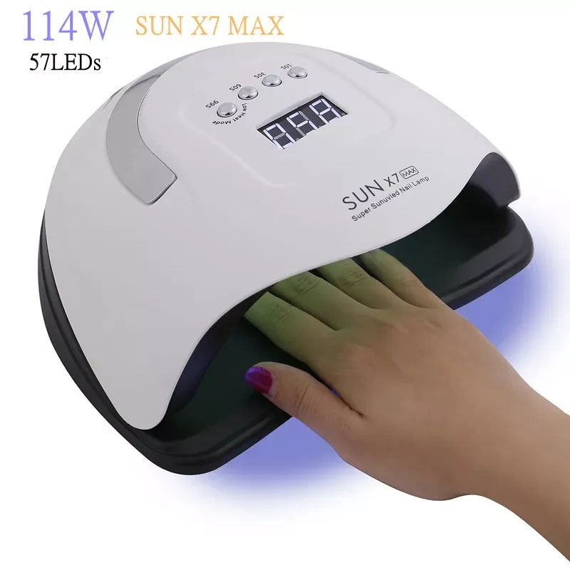 

2023NEW New Nail Dryer LED Nail Lamp UV Lamp for Curing All Gel Nail Polish With Motion Sensing Pedicure Salon Manicure Art Tool