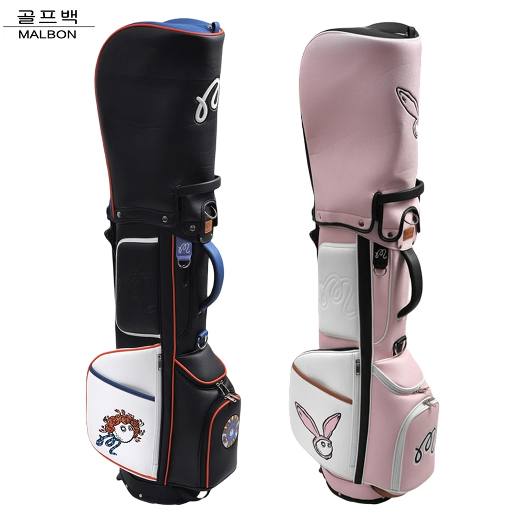 New High Quality Malbon Rose Rabbit Golf Stand Bracket Bag Waterproof Ultra-light Portable Standard Gun Bags