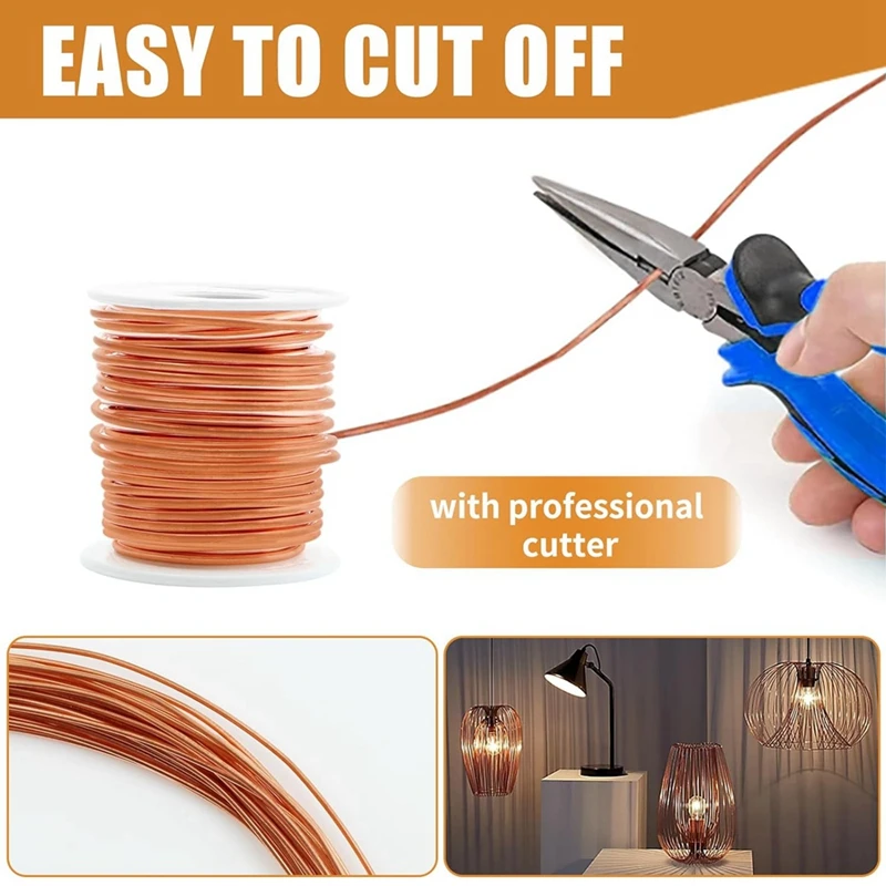 Медная проволока 99.9% чистая неизолированная медная для садоводства