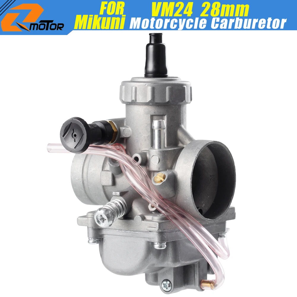 Фото Карбюратор для мотоцикла 28 мм для Mikuni VM24 4852 Carb Fit 125 140 150 160cc 4-тактный двигатель китайский грязевой питбайк ATV Quad Racing №1