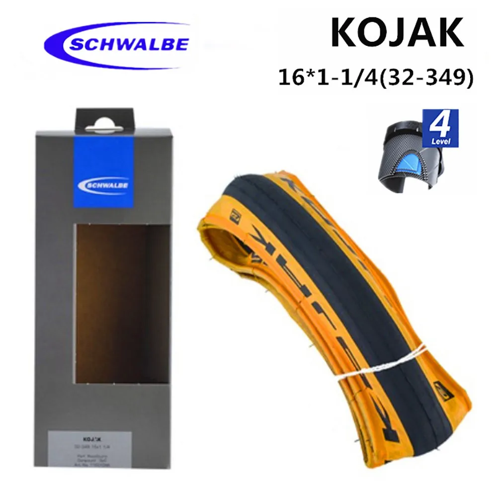 

Складные велосипедные шины schwalbe koкак, размер 349 16x1-1/4, 32-349 120Tpi, детали велосипеда DAHON MINIIVELO