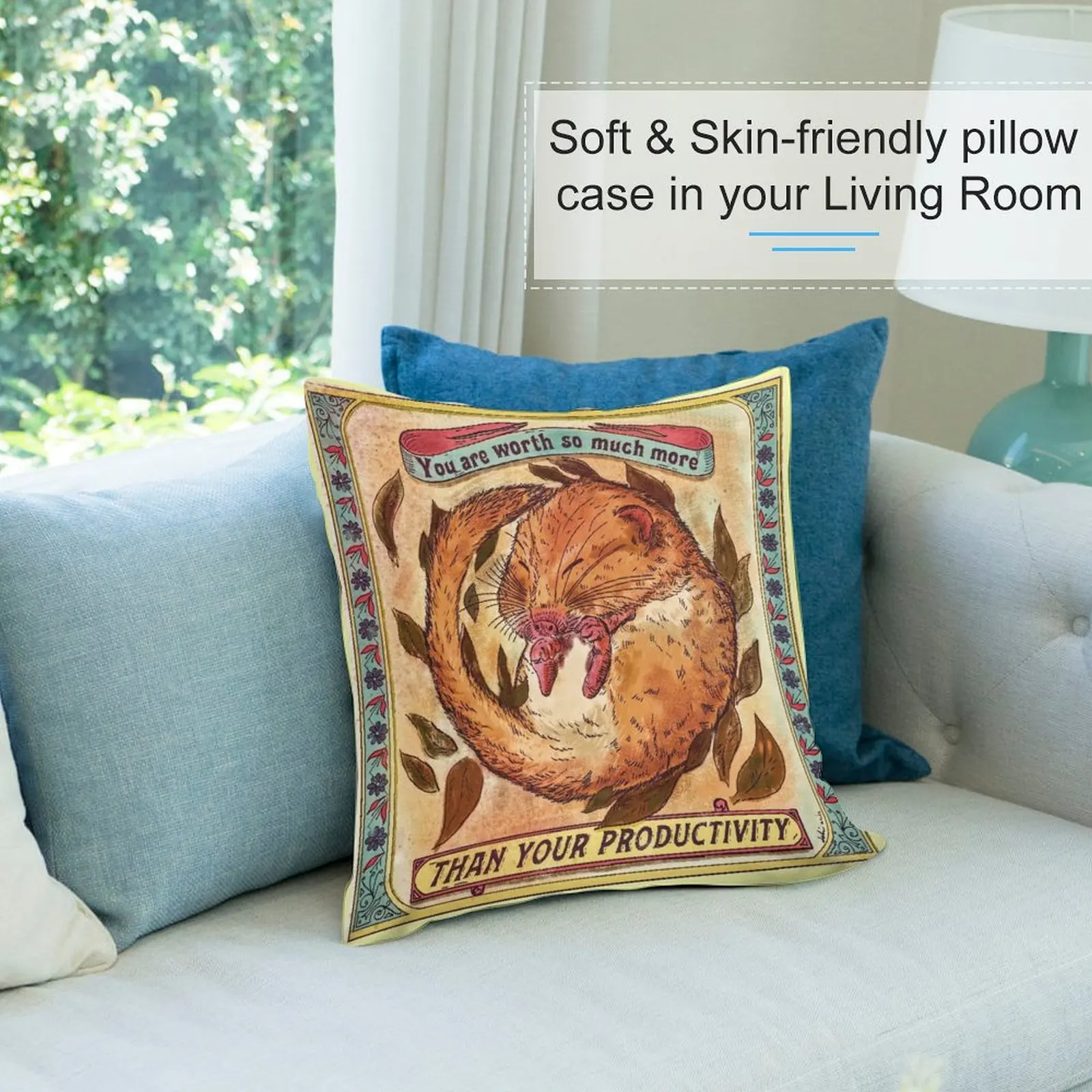 Вы стоит больше чем ваша производительность-Противоударная подушка в стиле