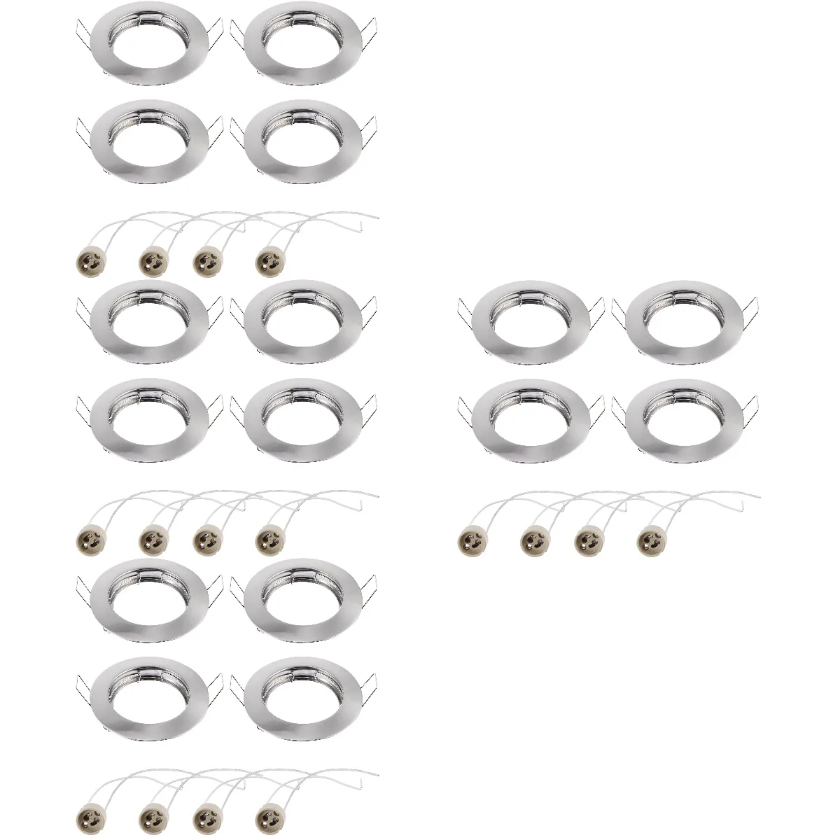 

Light Stand Spotlights Trim Bracket GU10 Lamp Holder Ceiling Mounting Frame Support Ring